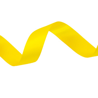 Double-sided satin ribbon 2.5cm x 50yards 645 Daffodil
