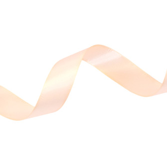 Double-sided satin ribbon 2.5cm x 50yards 714 Petal Peach