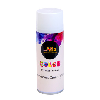 Water-based spray paint Pearlescent Cream White
