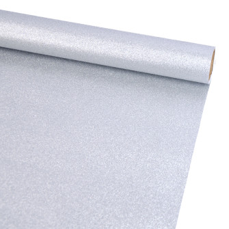 Christmas coated paper 70cm x 150cm with glitter in assortment