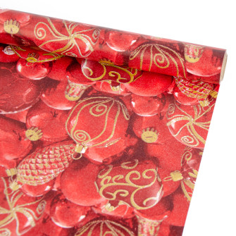 Christmas coated paper 70cm x 200cm in assortment