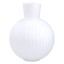 Glass vase-flask white 11 x 28 x 35cm