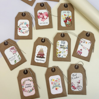 Lacy card "compliment" 6 × 10 cm MINI-1501