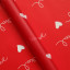 Пленка матовая в листах "Love Heart" Red