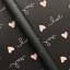Пленка матовая в листах "Love Heart" Black
