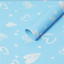Пленка матовая в листах "Рис Рисованные" Light Blue