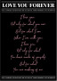 Плівка матова в листах "Love You Forever" A171 Black