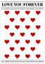 Плівка матова в листах "Love You Forever" C111 White