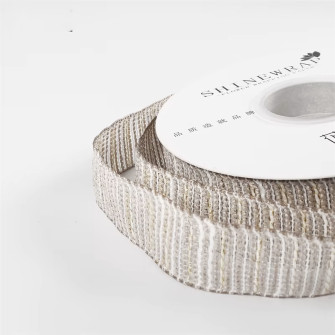 Textile stitching in Milky Tea color