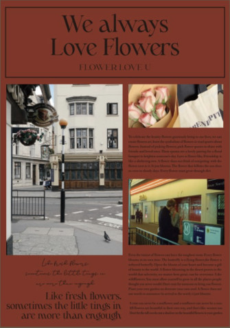 Love Flower Newspaper 011 Wine