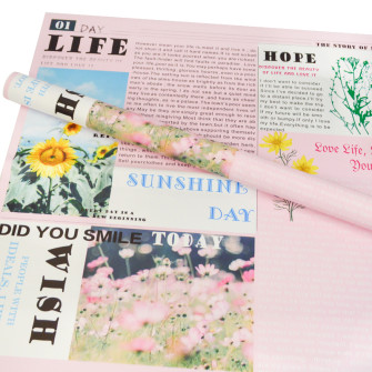 Matte melt in sheets "Sunshine Day" Hot Pink