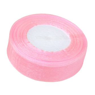 Stitch with organzy 25mm x 50yard Pink