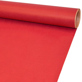 Kraft paper one-sided in a roll of 70 cm x 8 m Bordeaux