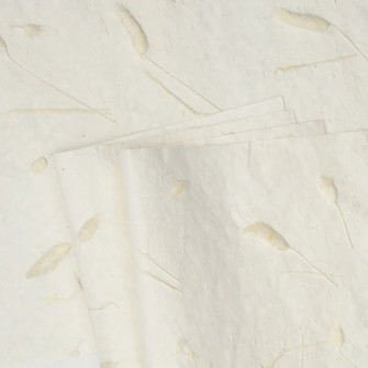 Floral paper in sheets 243 Beige