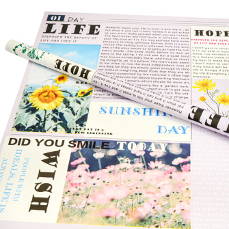 Matte film in sheets "Sunshine Day" Lilac