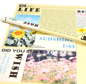 Matte film in sheets "Sunshine Day" Beige