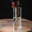 Glass transparent vase for flowers cylinder "Special" 12 x 35 cm