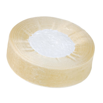 Organza Ribbon 25mm x 50yards Beige