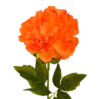 Artificial branch Peony yellow-red