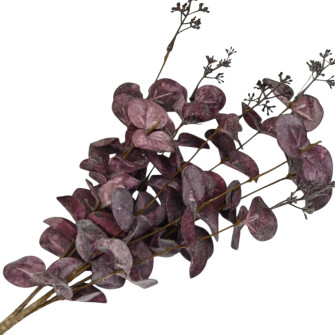 Artificial bouquet Eucalyptus Red