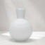 Glass vase-flask white 11 x 28 x 35cm