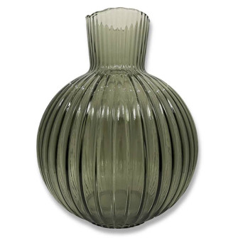 Glass vase-flask 11 x 28 x 35 cm