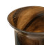 Glass vase-goblet on a stem "Vintage" Chocolate 18 x 33 cm