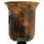 Glass vase-goblet on a stem "Vintage" Chocolate 18 x 33 cm