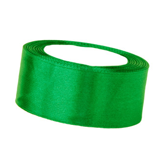 Satin ribbon 3.8cm x 25yards Green