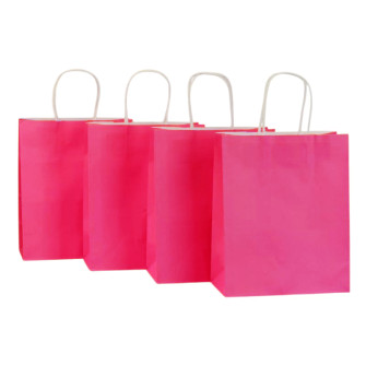 Kraft package 22 x 27 x 11 cm Fuchsia