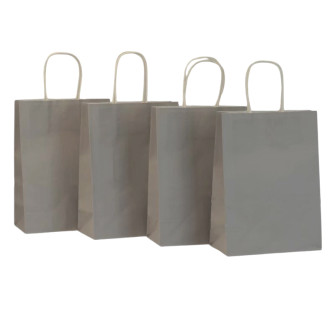 Kraft package 16 x 22 x 8 cm Gray