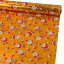 Бумага мелованная новогодняя 70см х 7м металлизированная "Микс дизайнов" в ассортименте