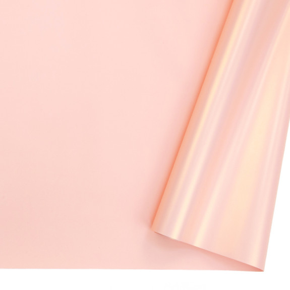 Плівка матова перламутрова в рулоні 60см х 7м 08 Korean Pink
