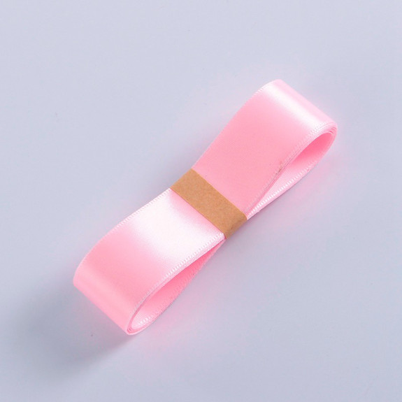 Стрічка атласна 25мм х 45ярд 09 Rose Pink