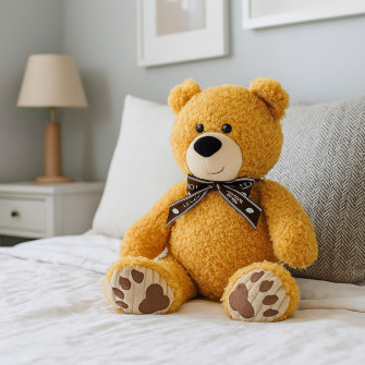 Polyester toy Bear BALU beige