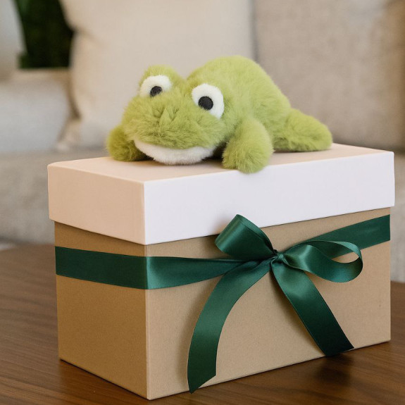 Polyester toy Frog Bucks