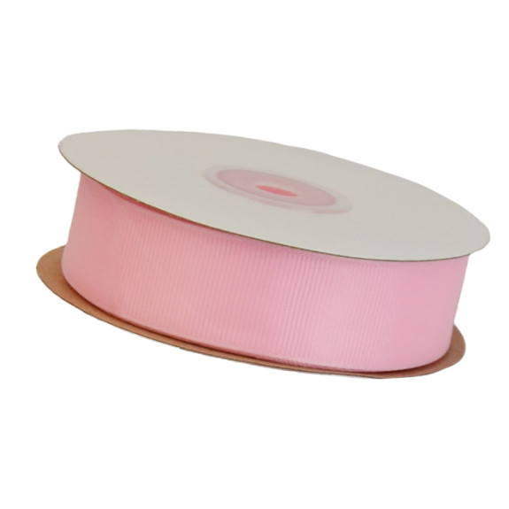 Стрічка репсова 2,5cм х 22м Pearl Pink 4