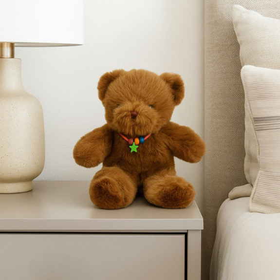 Polyester toy Bear Franek brown