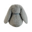 Polyester toy Rabbit with a bow 0220-1 Gray