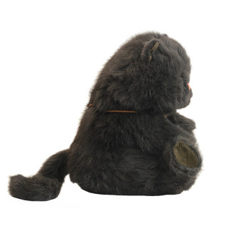 Soft toy Cat Tommy sitting Black