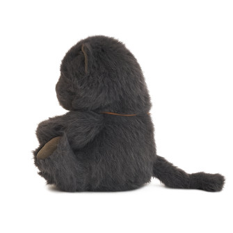 Soft toy Cat Tommy sitting Black