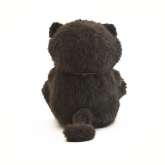 Soft toy Cat Tommy sitting Black