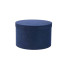 Set of round oxamite boxes of 10 pcs Indigo