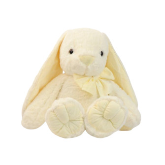 Polyester toy Large rabbit with a white bow