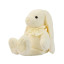 Polyester toy Large rabbit with a white bow