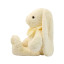 Polyester toy Large rabbit with a white bow