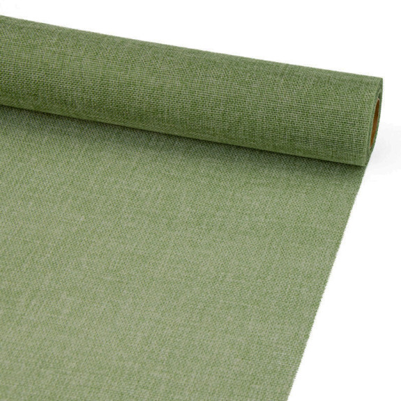 Synthetic jute burlap Dark Olive