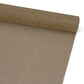 Jute synthetic burlap Cappuccino