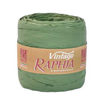 Raffia Ribbon 5mm x 250 yards. Salvia