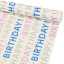 Папір крафт 70см х 7м "Happy Birthday на білому"